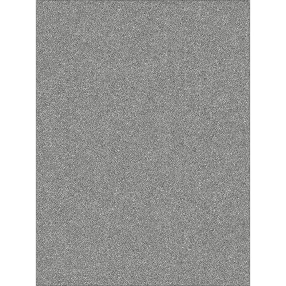 Mainstays 9' x 12' Gray Microfiber Plush Shag Area Rug – Soft, Durable Indoor Rug for Living Room, Bedroom, or Dining Room