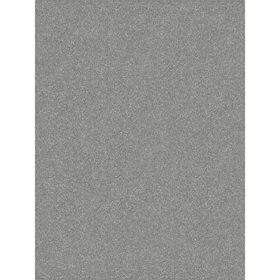 Mainstays 9' x 12' Gray Microfiber Plush Shag Area Rug – Soft, Durable Indoor Rug for Living Room, Bedroom, or Dining Room