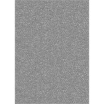 Mainstays Microfiber Plush Shag Area Rug, Gray, 5' x 7'