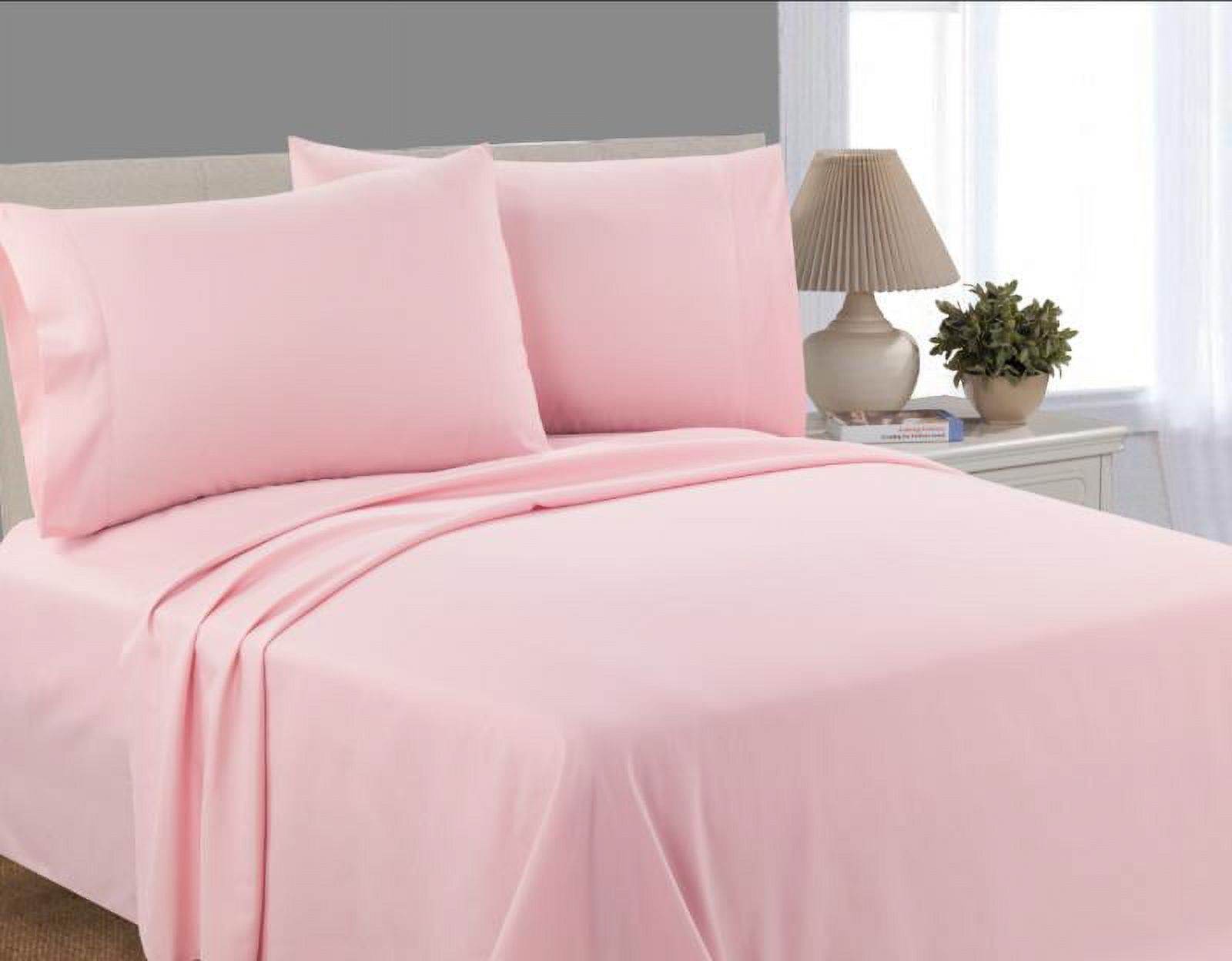 Mainstays Microfiber Sheet Set, Full, Daylily