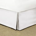 thumbnail image 1 of Mainstays Microfiber Solid Bed Skirt, White, 1 Each, 1 of 4