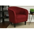 thumbnail image 1 of Mainstays Microfiber Tub Accent Chair, Berry Red, 1 of 6