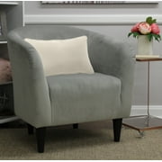 Mainstays Microfiber Tub Accent Chair, Dove Gray