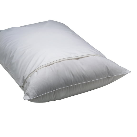 Mainstays Microfiber Zippered Pillow Protector, 1 Each