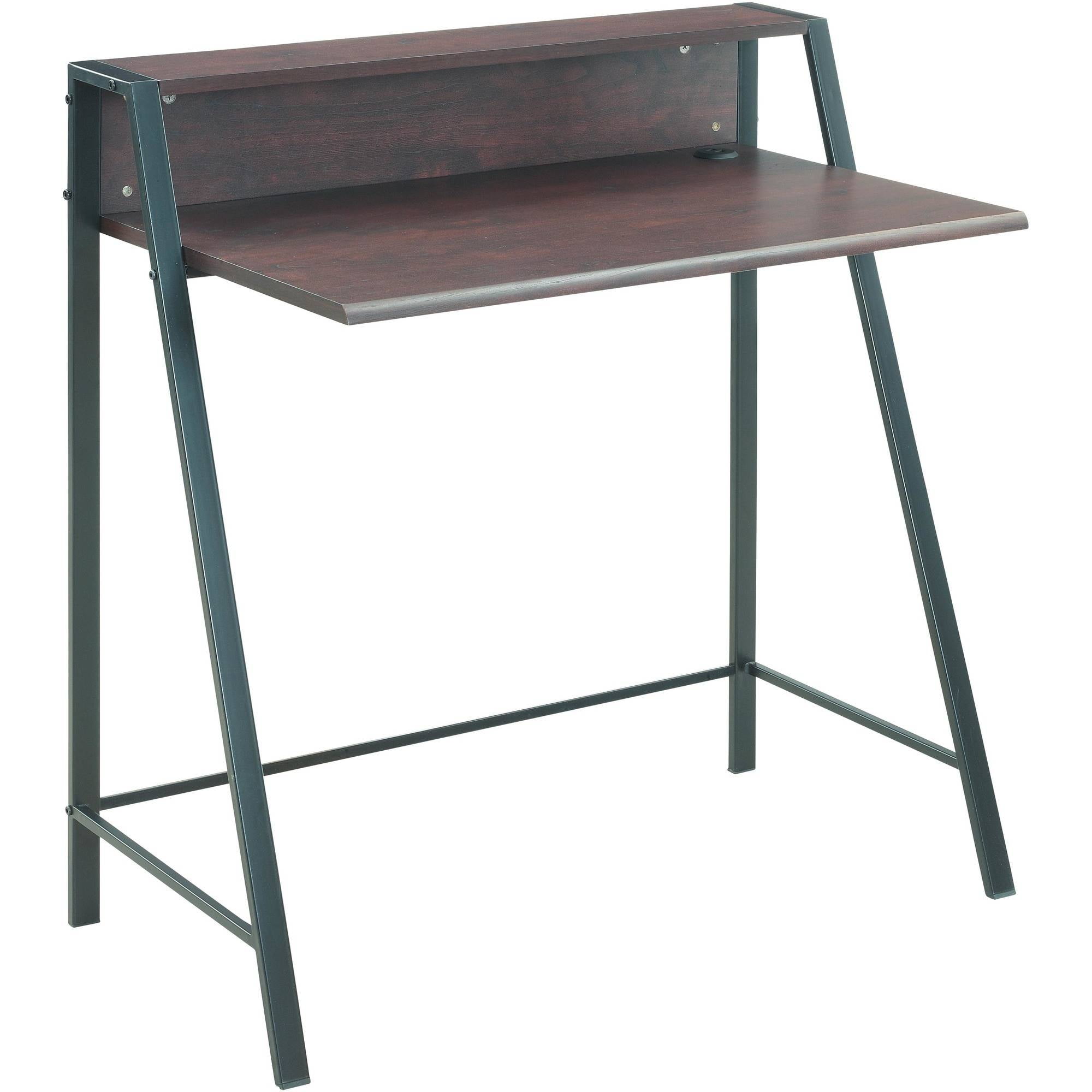 Mainstays mid century writing desk deals