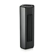 Mainstays Mini 12" Tower Fan with Oscillation and Timer, 3 Speeds, Personal Table Fan in vertical or horizontal use
