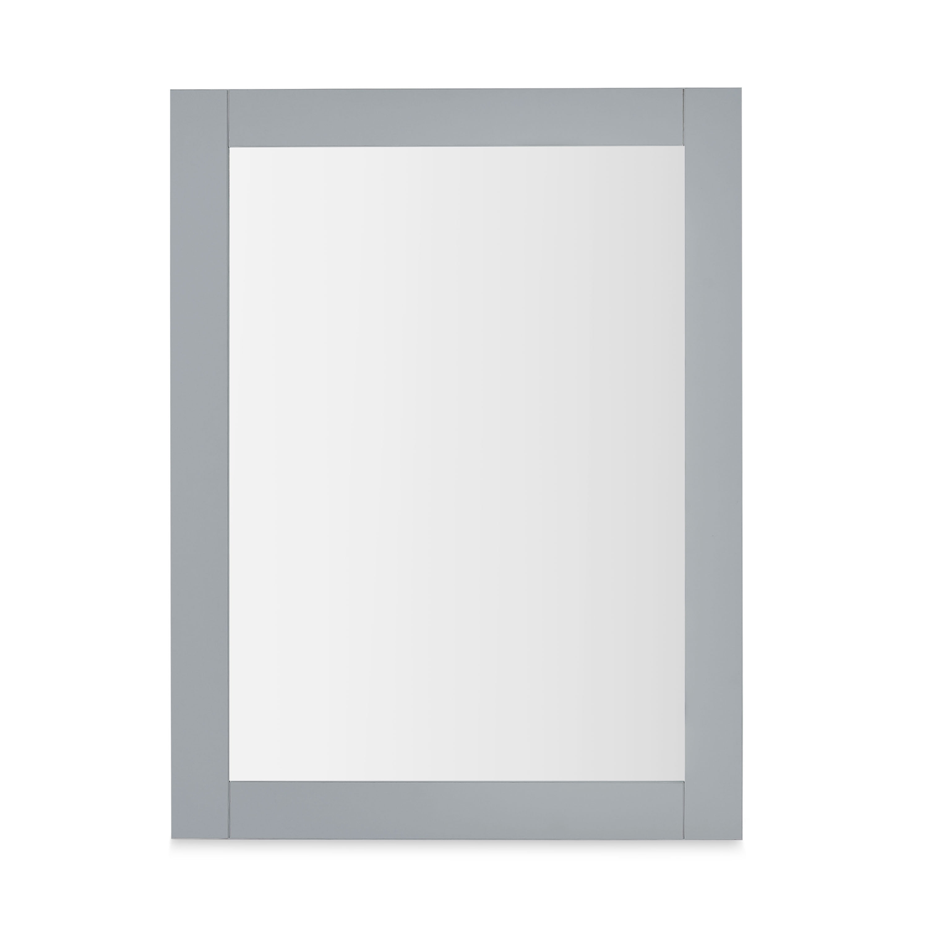 Mainstays Mirror Medicine Cabinet with Adjustable Shelves, Soft Silver