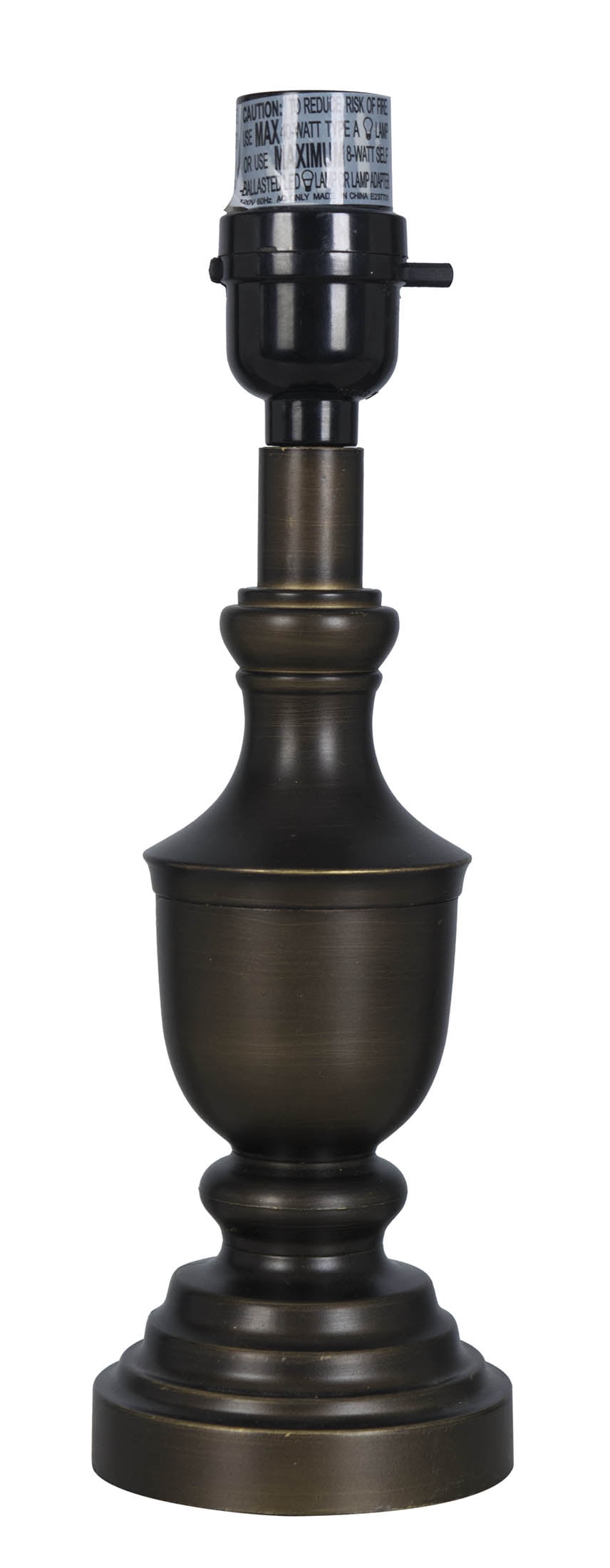 Mainstays Mix & Match 11" Compostie Urn Accent Lamp Base, Bronze Finish
