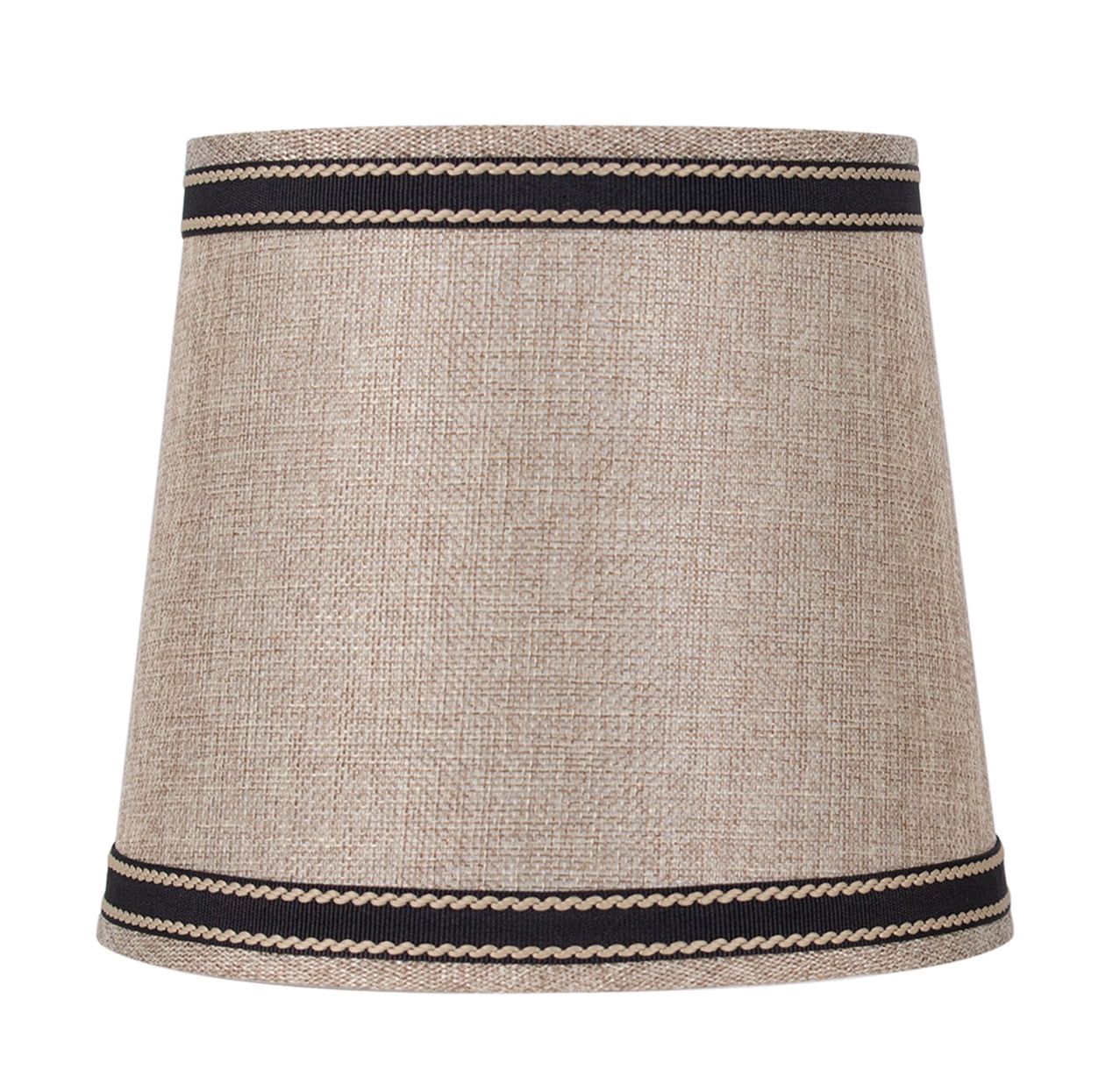Mainstays Mix & Match 6x7.5x6.5" Grey Linen Accent Lamp Shade, Round