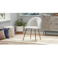 thumbnail image 1 of Mainstays Modern Accent Chair, Cream White, 1 of 9