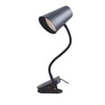 thumbnail image 1 of Mainstays Modern LED Clip Light with Flexible Gooseneck, Black, Matte Finish, Suitable for All Ages, 1 of 6
