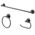 thumbnail interactive-video image 1 of Mainstays Modern Round 3-Piece Bath Accessory Kit in Matte Black, 1 of 10