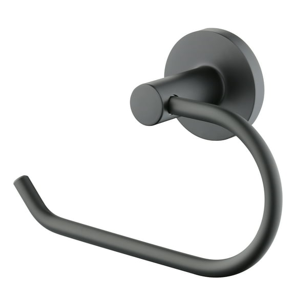 Mainstays Modern Round Toilet Paper Holder in Matte Black