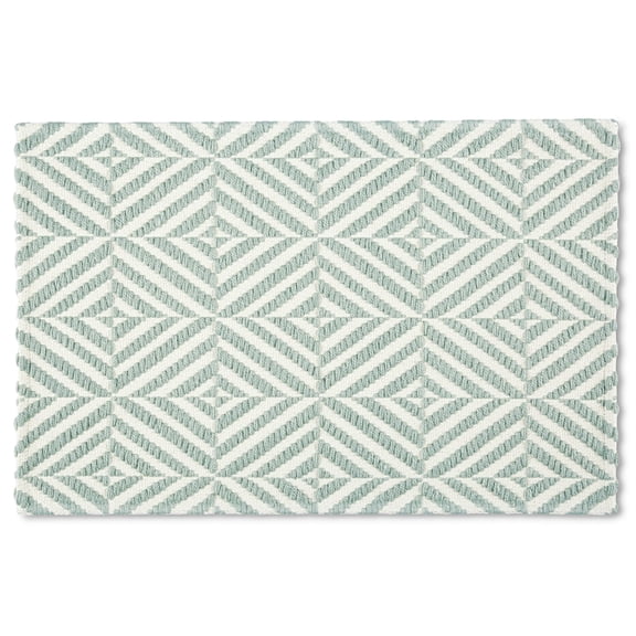 Mainstays Montana Woven Fabric Mat, 18"x27", Green, Available in Multiple Colors