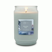 Mainstays Single-Wick Scented Glass Jar Candle, Mountain River, 20oz.