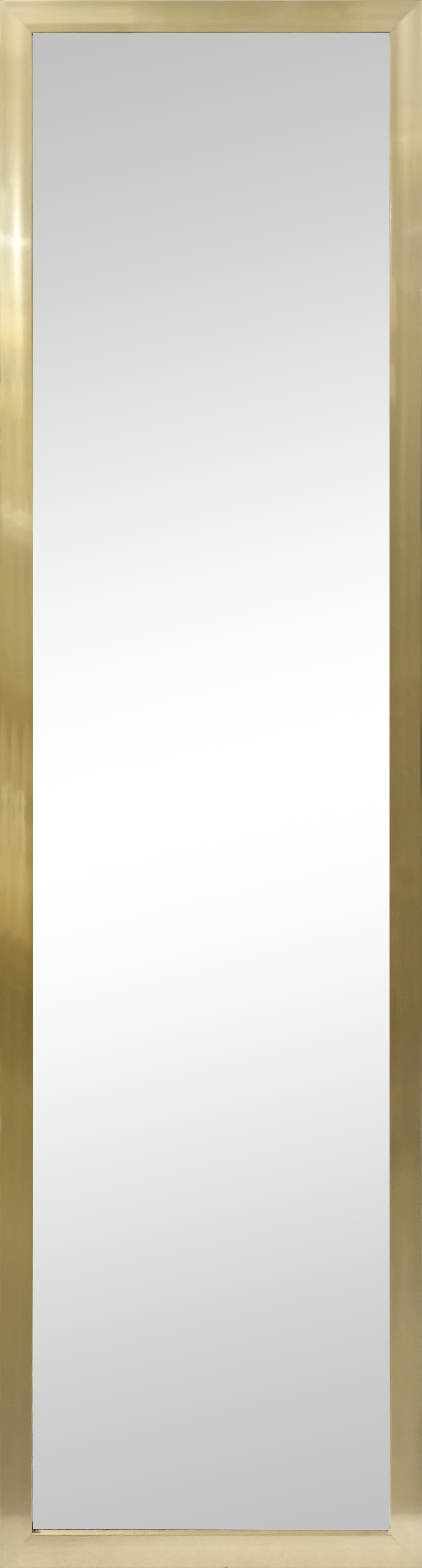 Mainstays 13.5 x 49.5 Inch Gold Rectangular Wall Mirror for Bathroom or Living Room