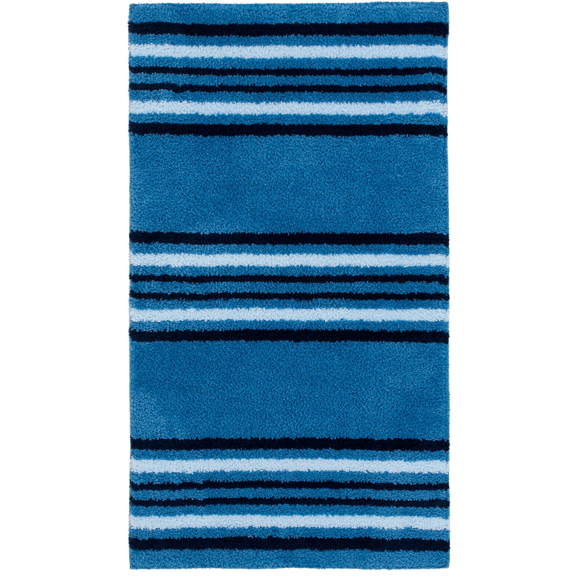 Mainstays Ms 23x39 Blue Summer Stripe Rug