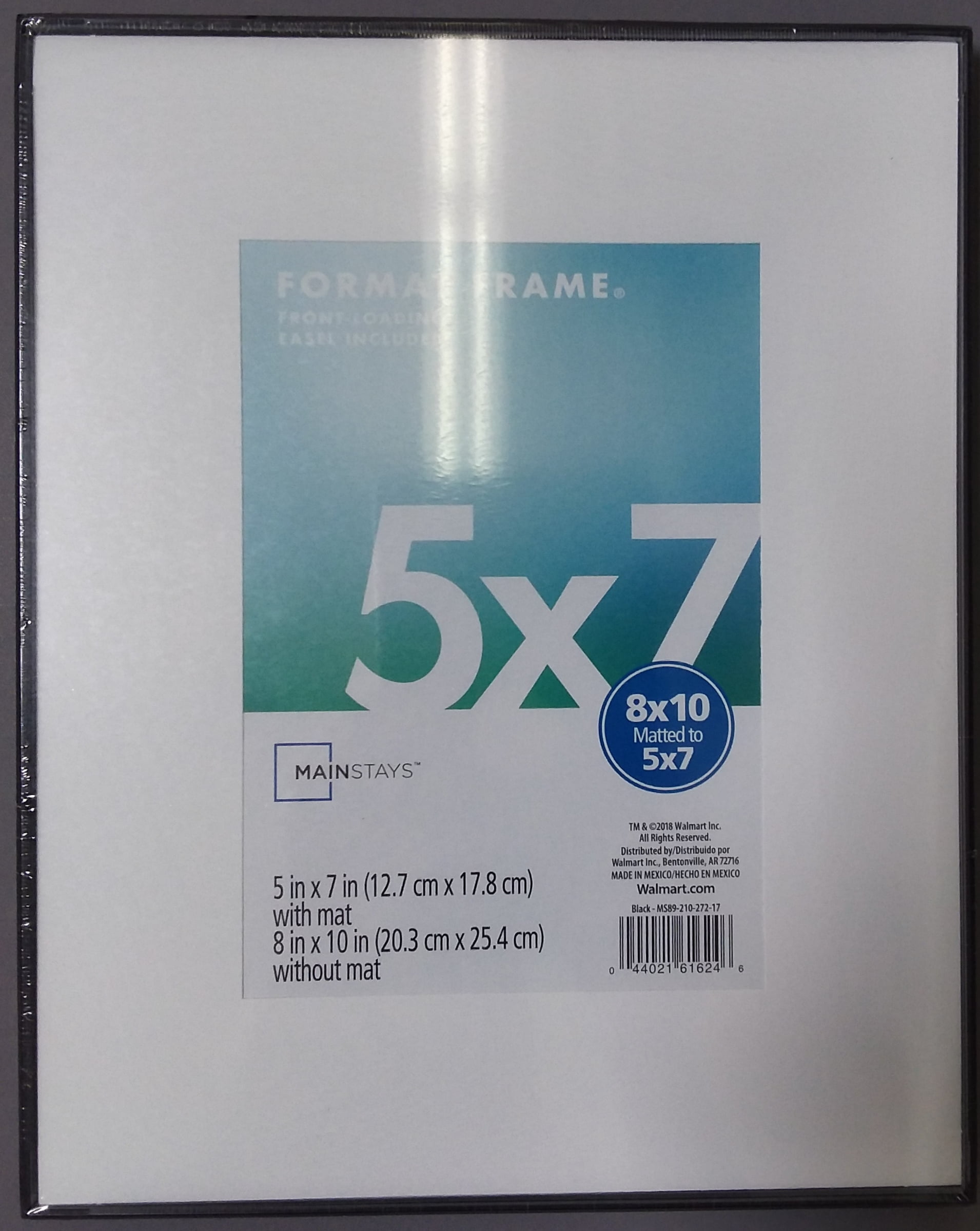 Mainstays Ms 8x10/5x7 Format Frame Black