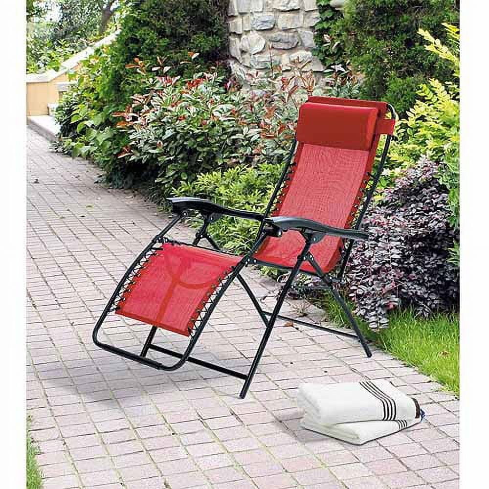 Mainstays Ms Bungee Lounge Chair Red