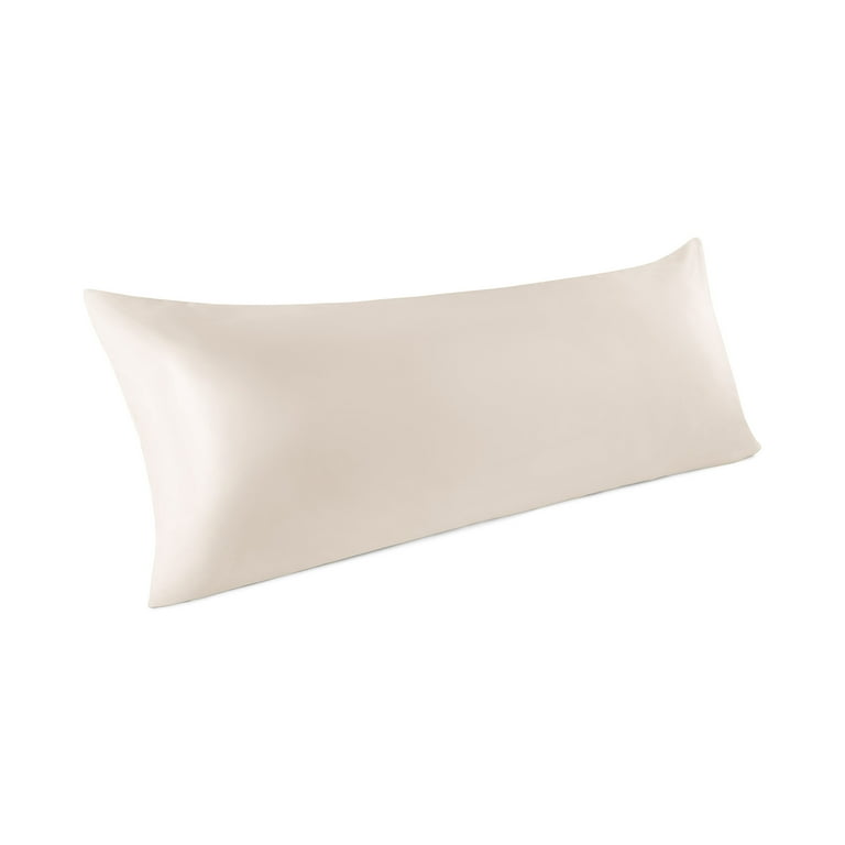 Mainstays by Becky Alejandra Satin Body Pillow Cover, Beige
