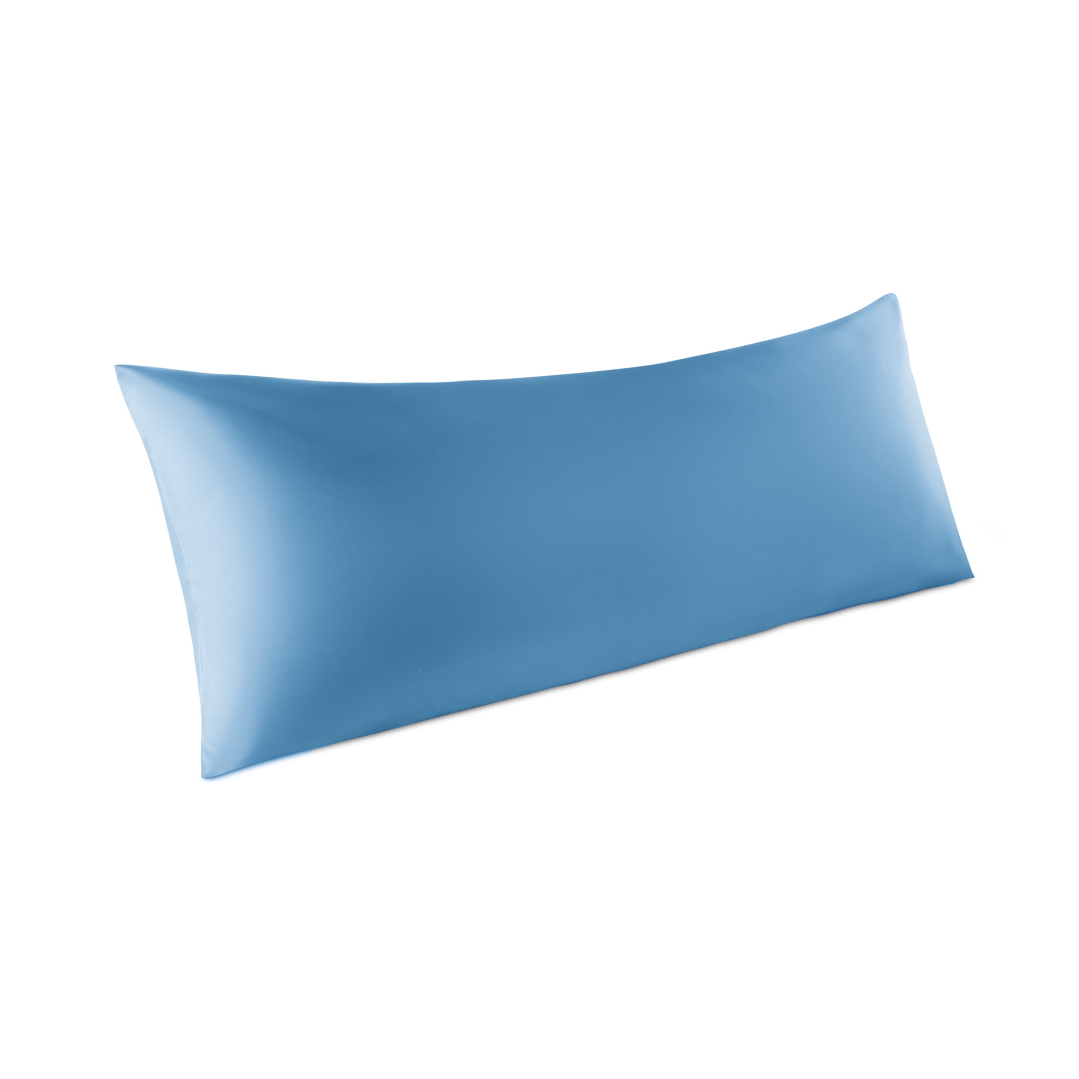 Mainstays by Becky G. & Alejandra Satin Body Pillow Cover, Blue