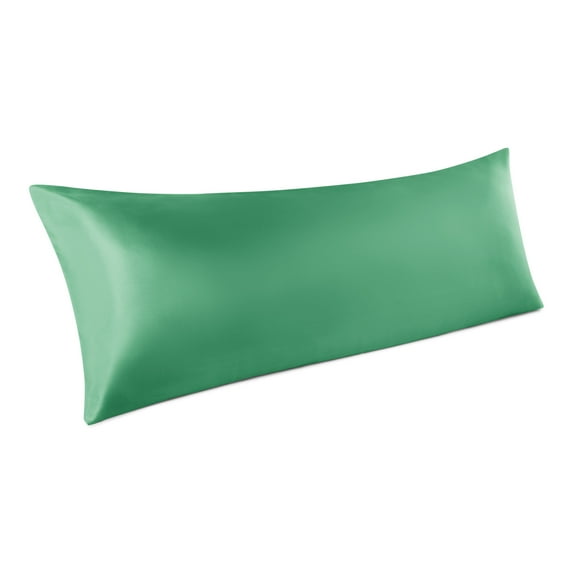 Mainstays by Becky G. & Alejandra Satin Body Pillow Cover, Green, Adult/Teen