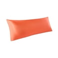 thumbnail image 1 of Mainstays by Becky G. & Alejandra Satin Body Pillow Cover, Orange, 1 of 6