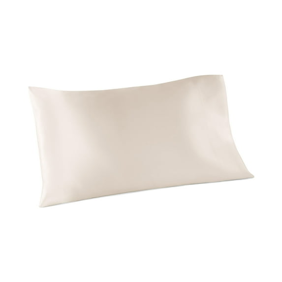 Mainstays by Becky G. & Alejandra Satin Pillowcase, Standard/Queen, Beige