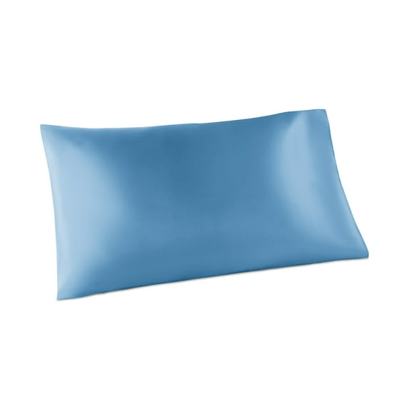 Mainstays by Becky G. & Alejandra Satin Pillowcase, Standard/Queen, Blue