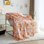 Mainstays Cozy Fleece Throw Blanket Geometric 50" x 60", All Ages