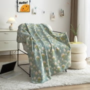 Mainstays Fleece Throw Blanket, Mushroom, 50 in x 60 in