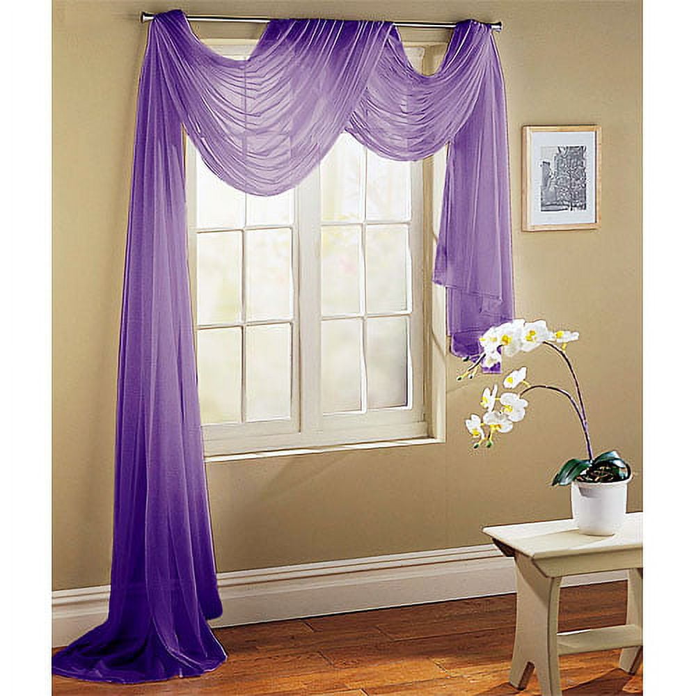 Mainstays window scarf discount