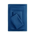 thumbnail image 1 of Mainstays Basic Value Microfiber Bed Sheet Set, Royal Blue, Full, 4 Piece, 1 of 6