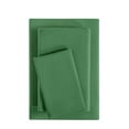thumbnail image 1 of Mainstays Basic Value Microfiber Bed Sheet Set, Green Lily, Twin-XL, 3 Piece, 1 of 7