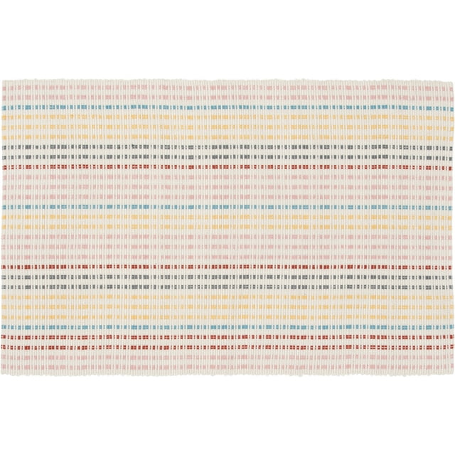 Mainstays Multi Striped Outdoor Layering Accent Rug, 24" x 36"