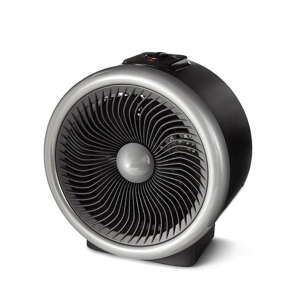 Mainstays NF1518U 2 in 1 Portable Heater Fan, 9001500W, Indoor, Black