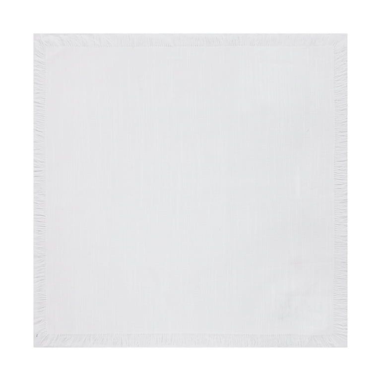 Solid Linen Napkin, Set of 4 - Off White, Size 19 x 19 | The Company Store