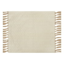 Mainstays Natural Textured Table Place Mat - Natural Color - 14" x 19"