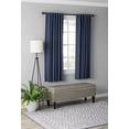 thumbnail image 1 of Mainstays Solid Blackout Curtain Panel, 1 Panel, Navy Blue, 50" W x 63" L, 1 of 10