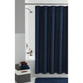thumbnail image 1 of Mainstays Navy Blue Waffle Weave Textured Fabric Shower Curtain, 72" x 72", 1 of 5