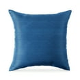 thumbnail image 1 of Mainstays 16 in x 16 in Navy Solid Texture  Outdoor Pillow, Navy, 1 of 7