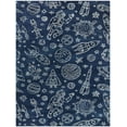 thumbnail image 1 of Mainstays Navy Space Indoor Rug, 5' 3"W x 7'L, 1 of 9