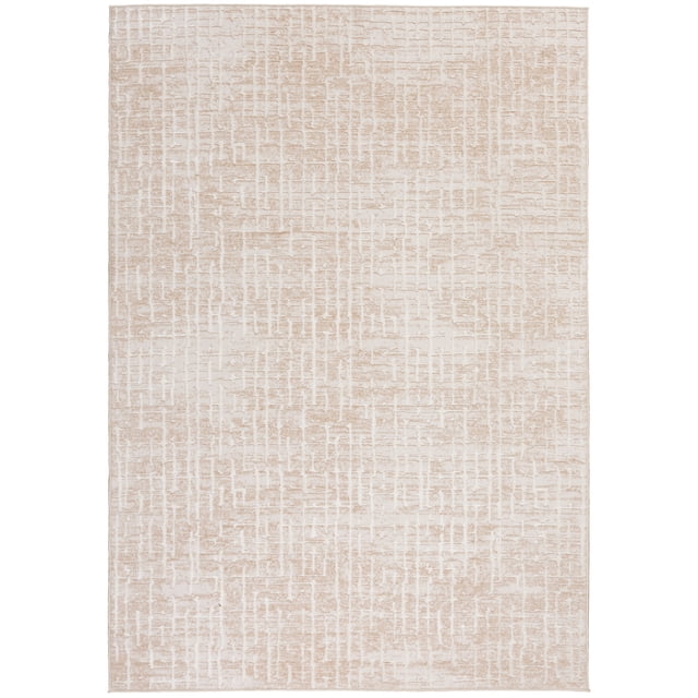 Mainstays Neutral Raised & Sculpted Abstract Indoor Area Rug, 5'x7 ...