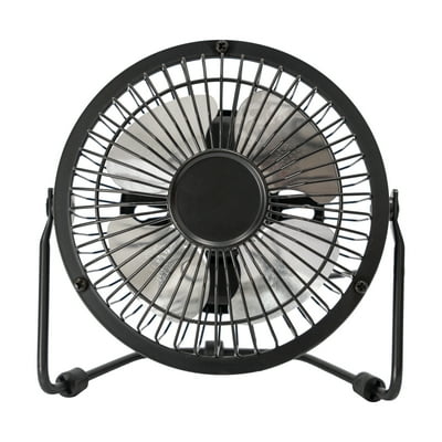 Mainstays 4" Metal USB Powered Tiltable Personal Desk Fan