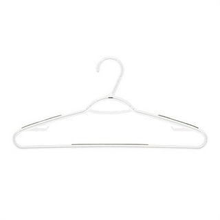 LARGE LOT of 53 :Non-Slip Clothing Hangers 360 Swivel Neck~White