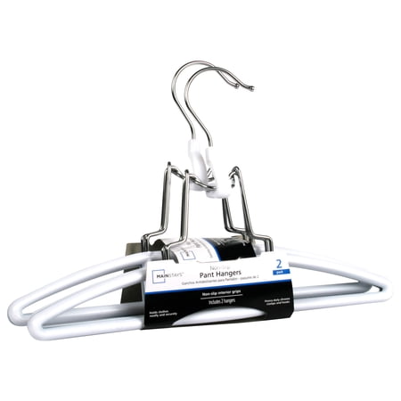 Mainstays Non-Slip Pant Hanger, 2-Pack