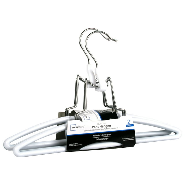 Mainstays NonSlip Pant Hanger, 2Pack
