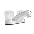 thumbnail image 1 of Mainstays Bathroom Faucet with Dual Acrylic Handles, Chrome Finish, Nonmetallic Body, 1 of 12