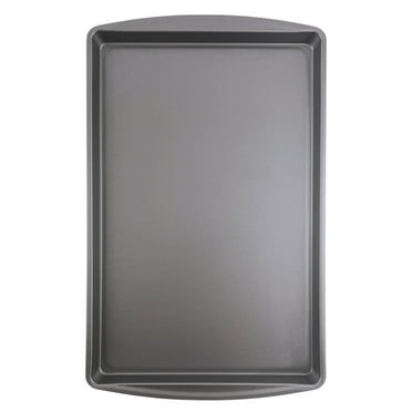 Mainstays Nonstick 15" x 10.3" x 0.7" Medium Cookie Pan, Rectangle, Gray
