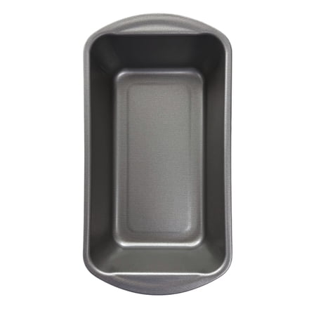Mainstays Nonstick 9" x 5" x 2.7" Large Loaf Pan, Meatloaf and Bread Pan, Gray